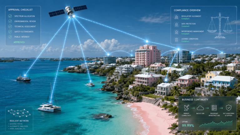 Starlink Is Active in Bermuda Before Approval. What Does That Mean for Business Connectivity?